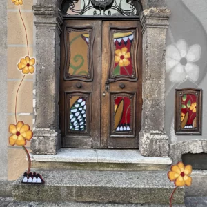 La porte me botte </br>Gaggiographie avec une</br>Oeuvre de S.Knupfer