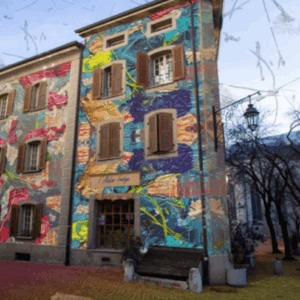 Atelier indigo</br>Gaggiographie avec une</br>Oeuvre de M. Lopez