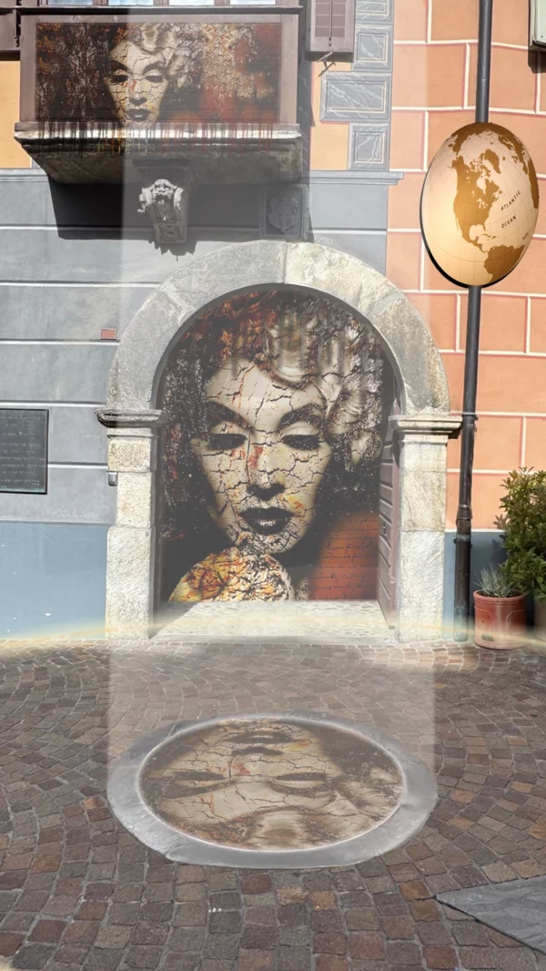 Marylin</br>Gaggiographie avec une</br>Oeuvre d' A. Clavien