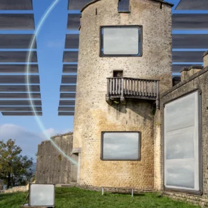 La tour Tornallaz</br>Gaggiographie avec une</br>Oeuvre de Zzurcher