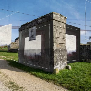 Ramparts géométriques</br>Gaggiographie avec une</br>Oeuvre de Zzurcher