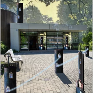 Bâtiment Beaulieu</br>Gaggiographie avec une</br>Oeuvre de Sylvie Fôret