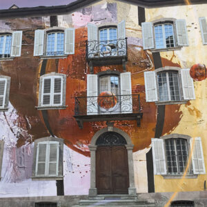 La maison de la tour et du dragon</br>Gaggiographie avec une</br>Oeuvre de M.Lopez