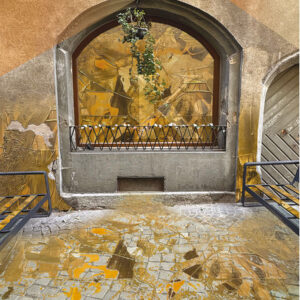 La vitrine enchantée</br>Gaggiographie avec une</br>Oeuvre de M.Lopez